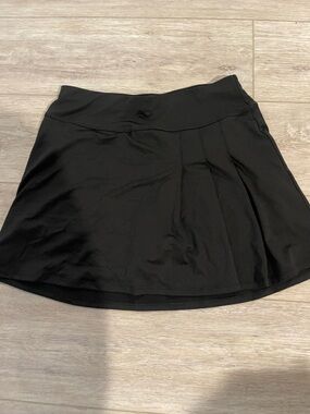 Black A-Line Mini Skirt